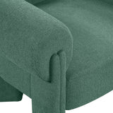 Stefano Accent Chair – Luxurious Curved Back Design, Art Deco Style, Perfect for Comfort & Elegance
