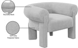 Stefano Accent Chair – Luxurious Curved Back Design, Art Deco Style, Perfect for Comfort & Elegance