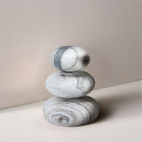 Pumpkin Marble Decorative 3pc. Object