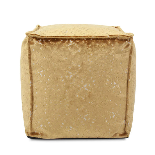 Square Pouf Pisani Gold