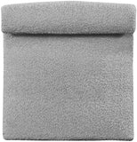 Mulberry Contemporary Accent Chair with Curved Design and Rich Boucle Fabric for Modern Living