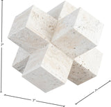 Jack Travertine Decorative Jack Object