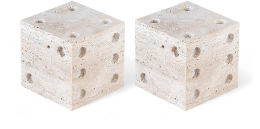 Dice Travertine Decorative Dice