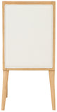 Bristol Dining Chairs - Set of 2 Modern Channel Tufted Chairs with Stylish Wood Frame for Dining Room