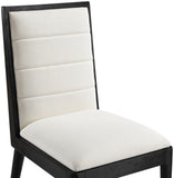 Bristol Dining Chair Set - Modern Mid-Century Design with Channel Tufting and Solid Wood Frame
