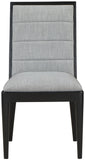 Bristol Dining Chair Set - Modern Mid-Century Design with Channel Tufting and Solid Wood Frame