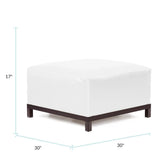 Axis Ottoman Atlantis White Slipcover -Cover Only