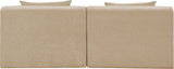 Stellar - 2 Piece 76" Upholstered Modular Armless Loveseat