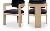 Sacha Velvet Upholstered Dining Chair(Set of 2)