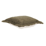 Puff Ottoman Cover Angora Moss -Cover Only