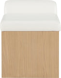 Delphine Vegan Leather Upholstered Bench
