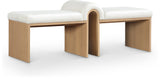 Delphine Vegan Leather Upholstered Bench
