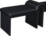 Delphine Vegan Leather Upholstered Bench