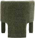 Sawyer Accent Chair - Modern Boxy Design with Woven Fabric, Back Support Pillow, Perfect for Guests