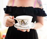 Disney Alice in Wonderland Teacup & Saucer Set