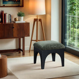 Lawson Chenille Fabric Upholstered Ottoman