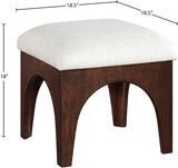 Lawson Chenille Fabric Upholstered Ottoman