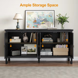 63'' Carved Sideboard Cabinet with Storage