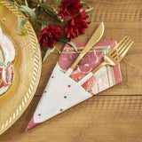 Burgundy Blush Floral 2 Ply Paper Napkins (Set of 30)