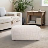 Indoor/Outdoor Universal Square Ottoman Syros Natural