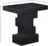 Westmount End Table - Elegant Art Deco Design with Sturdy Ash Veneer Construction for Living Room Charm