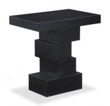 Westmount End Table - Elegant Art Deco Design with Sturdy Ash Veneer Construction for Living Room Charm