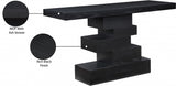 Westmount Console Table - Elegant Art Deco Design with Sturdy Ash Veneer for Stylish Living Spaces