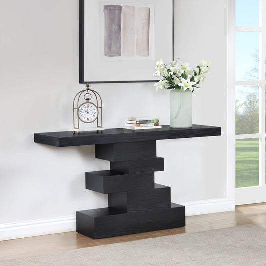 Westmount Console Table - Elegant Art Deco Design with Sturdy Ash Veneer for Stylish Living Spaces