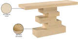 Westmount Console Table - Elegant Art Deco Design with Sturdy Ash Veneer for Stylish Living Spaces