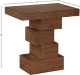 Westmount End Table - Elegant Art Deco Design with Sturdy Ash Veneer Construction for Living Room Charm