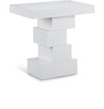 Westmount End Table - Elegant Art Deco Design with Sturdy Ash Veneer Construction for Living Room Charm