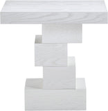 Westmount End Table - Elegant Art Deco Design with Sturdy Ash Veneer Construction for Living Room Charm