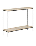 Boyles Travertine Console Table