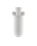 Happy 40 Tall White Vase