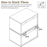 Wholesale Cube Storage Organizer with Acrylic Door, White