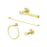 ZLINE Emerald Bay Bathroom Accessories Package with Towel Rail, Hook, Ring and Toilet Paper Holder, 4BP-EMBYACC-PG