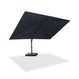 PURPLE LEAF Stepless Tilt Cantilever Umbrella Affordable Outdoor Patio Umbrella