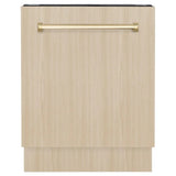 ZLINE Autograph 24" Dishwasher Stainless, Gold DWVZ-24-G