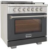 Kucht 36" Freestanding Professional Gas Range KFX3600X-GY