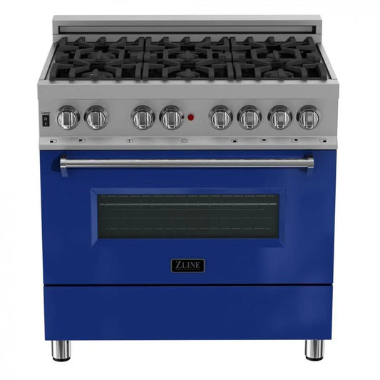 ZLINE 36" Bundle Range RAS-BG-36 & Range Hood 8654BG-36, 2KP-RASBGRH36