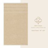 American Soft Linen 100%  Cotton Turkish Towels, 4 Pack Hand Towel Set, Super Soft, Absorbent, Quick Dry Premium Towels