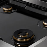 ZLINE 30" Paramount Gas Rangetop DuraSnow® Stainless Steel Champagne Bronze SRTSZ-30-CB