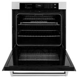 ZLINE 30 "Professional True Convection Single Wall Oven, Air Fry, Self Clean, White Matte WAS-WM-30