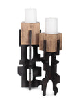 Cade Architectural Pillar Candle Holder- Tall