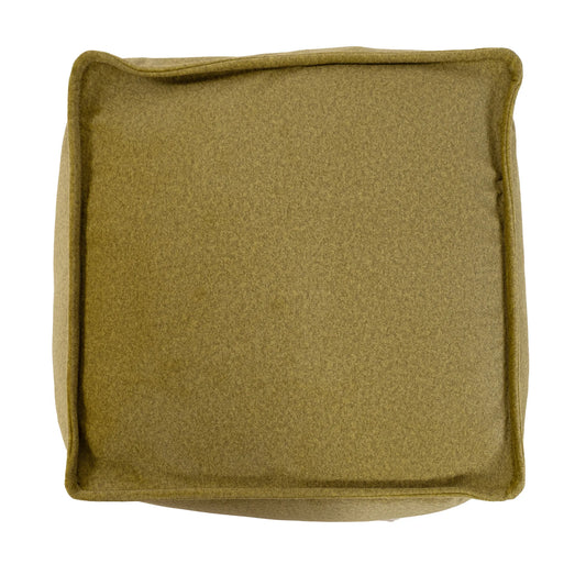 Qivuit Green Square Pouf