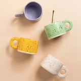 300ml Ring Handle Ceramic Coffee Tea Mug