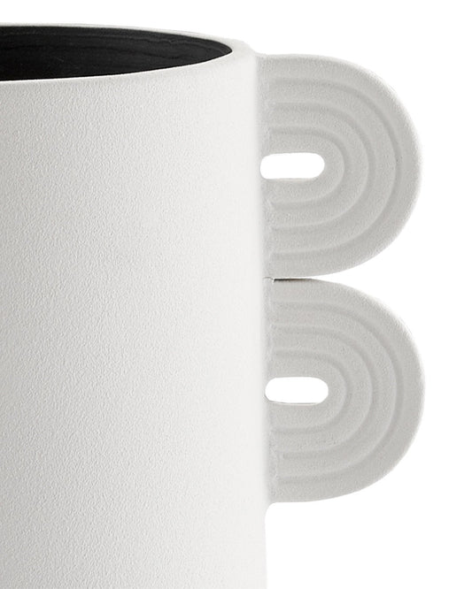 Happy 40 Straight White Vase
