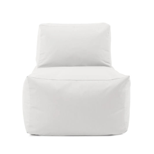 Outdoor Pouf Chair Cover- Seascape Natural