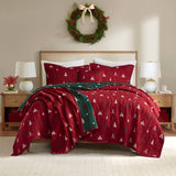 Christmas Inspired Coverlet Mini Set, Red