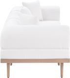 Laguna - 3 Piece Resilient Water Resistant Fabric 106.5" Upholstered Outdoor Patio Modular Sofa